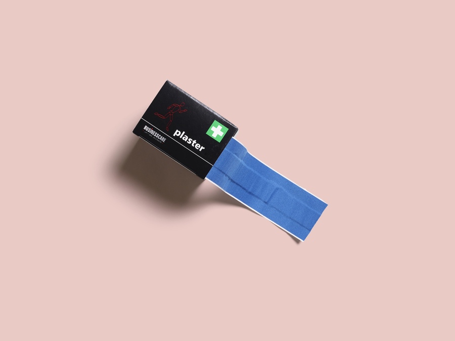 Sporbart plaster 5 m tøy